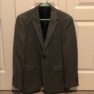 Tommy Hilfiger Gray herringbone blazer, size 38R.